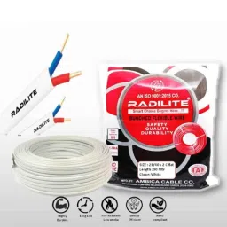 RADILITE 23/40 White Two Core Flat Copper Wire, RAD015, Length: 90 m-picture-46