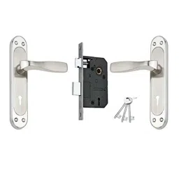 Duke 190mm Stainless Steel Mortise Door Lock Set, 309+1004 SS KY-image-2
