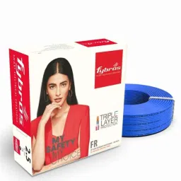 Fybros 2.5 Sqmm 90m Blue Single Core FR PVC Insulated Multistrands Industrial Cable, FWC1004-picture-46