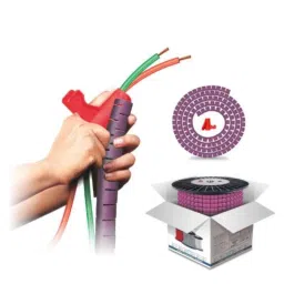Noveau Safe-T-1ST 22mm 50m Virgin HDPE Metallic Violet Cable Zipper, NSFZ22MV0050-picture-35