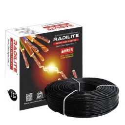 RADILITE 2.5 Sqmm Black HRFR Multistrand PVC Insulated Housing Wire, Length: 45 m-picture-13