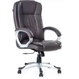 Advanto Leatherette Brown High Back Knock Down DIY Executive Office Revolving Chair, ADVN 540 image 5