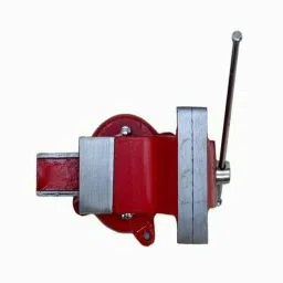 MK 152mm Alloy Steel Red Swivel Base Type Bench Vice, MK0438 image 2