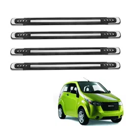 Kozdiko 4 Pcs Designer Black Bumper Protector Set for Mahindra Reva, Koz-24112-picture-28