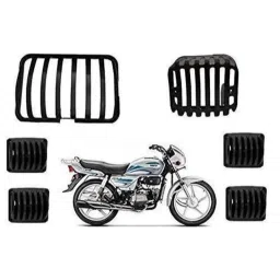 A4S 6 Pcs Plastic Grill Black Headlight Indicator &a; Taillight Set for Hero Splendor, ASTLO014-picture-21