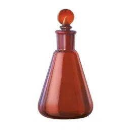 ABGIL 5000ml Borosilicate Glass Amber Erlenmeyer Narrow Mouth Conical Flask with Interchangeable Stopper, ABG1521-picture-13