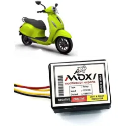 Auto Pearl 12V Black Front &a; Rear Flasher Indicator Light for Bajaj Urbanite Chetak BS6-picture-43