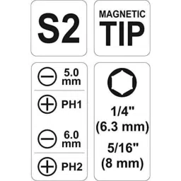 Yato 2 Way Screwdriver with Quick Change, YT-25971 image 3