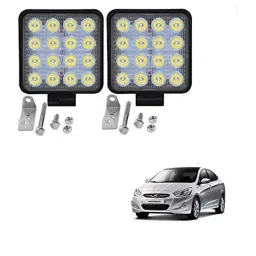 Kozdiko 2 Pcs 48W 16 LED White Bright Beam Square Fog Light Set for Hyundai Accent, koz_92604-picture-20