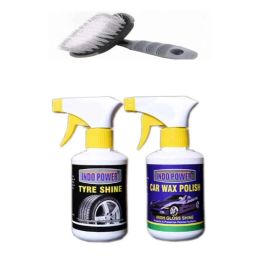 Indopower Ff973 250ml Tyre Shiner Gun, 250ml Car Wax Polish Gun &a; All Tyre Cleaning Brush Kit, AHh976-picture-13