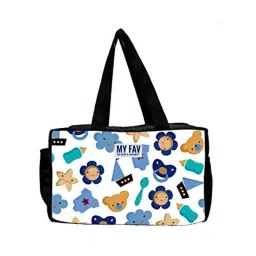 My Fav Cartoon Print Multiutility Diaper Bag with Zipper, MFDB017-picture-45