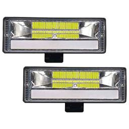 AllExtreme Ex21B2P 21 Led Fog Light Bar Flood Led Work Light Single Row Waterproof Driving Lamp Universal For Car Motorcycle Bike (45W, Blue &a; White), (Pack of 2)-picture-31
