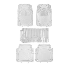 Kozdiko Rubber &a; PVC 6205 Clear Car Foot Mat Set for Mahindra Alturas G4-picture-44