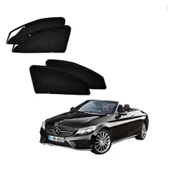 Kozdiko 4 Pcs Polyester Magnetic Zipper Car Sunshade Curtain Set for Mercedes Benz E-Class-picture-46