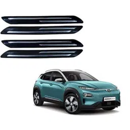 Kozdiko 4 Pcs Double Chrome Bumper Protector Set for Hyundai Kona Ele-picture-24