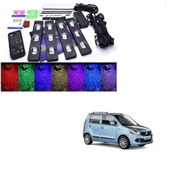 Kozdiko 4 Pcs 7 Colour Seat Bottom Car Star Light Kit with Remote Control For Maruti Suzuki Old WagonR (2000-2010)-picture-19