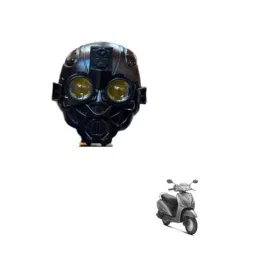 Kozdiko 55W Yellow &a; White 4 Pattern Bumble Bee Face Transformers Fog Light for Honda Activa 3G, gf5eoencu8-picture-28