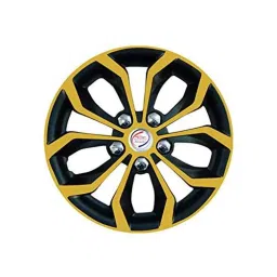 Auto Pearl 4 Pcs 14 inch ABS Golden &a; Black Car Wheel Cover Set for Maruti Suzuki Swift Dzire 2017 image 4