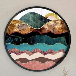 THE ARTMENT Multicoloured Color Tide Canvas-picture-11