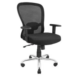 Adiko Black Medium Mesh Back Ergonomic Study Chair with Armrest, ADPN BT MB 030 image 2