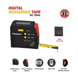 Freemans PRO-E 5m Digital Measuring Tape Width 19 mm image 2