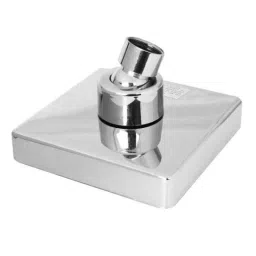 Pebble 4 inch Stainless Steel Glossy Chrome Finish Overhead Shower without Arm, PEBL5-Small image 2