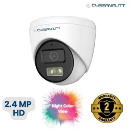 Cybernautt 2.4MP Full Colour HD Indoor &a; Outdoor CCTV Combo Kit with 8Ch DVR, 6 Bullet Camera, 2 Dome Camera, 8Ch SMPS, 50m Cable, 2TB HDD &a; Connector image 2