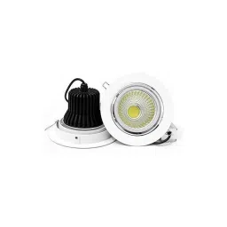 Riflection 9W Warm White Round LED COB Spot Light (Pack of 2) image 2