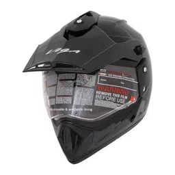 Vega Off Road Black Full Face Helmet, Size (Large, 600 mm)-picture-29