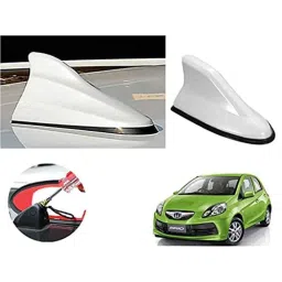 Auto Pearl ABS White Universal Replacement Shark Fin Car Roof Antenna For Honda Brio-picture-24