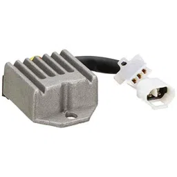 Uno Minda Regulator Rectifier with Aluminium Case, 3 &a; 2 Pin White Wire Coupler for TVS Apache, RR-2004-picture-34