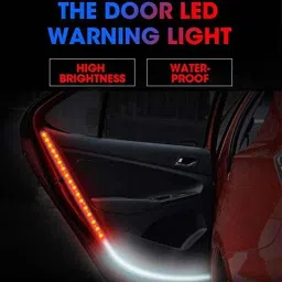 Kozdiko 2 Pcs 120cm Car Door Opening Warning LED Strips Safety Light Set for Toyota Etios Cross image 5