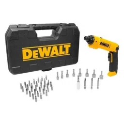 Dewalt 45 Pcs 8V Li-ion Cordless Screw Driver Kit with Screw &a; Nut Driving Accessories, DCF008 image 2