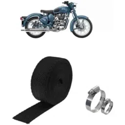 Znee Smart 3m Glass Fiber Brown Bike Exhaust Heat Shield-picture-12