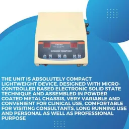 HME 50W Ultrasonic Physiotherapy Machine with 5 LED Indicators for Pain Relief image 5