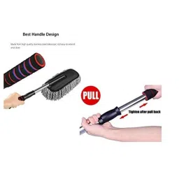 Kozdiko Microfiber Grey Duster with Extendable Handle for Maruti Suzuki S-Presso (Pack of 2) image 5
