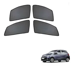 Kozdiko 4 Pcs Half Magnetic Car Sun Shade Set for Hyundai Grand i10-picture-17