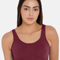 intimacy LINGERIE Full Coverage Non Padded Sports Bra With Moisture Wicking-picture-32
