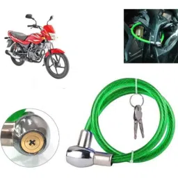Auto Pearl PVC &a; Plastic Green Cable Lock for Bikes, Bicycle, Helmet &a; Luggage, 093-picture-16