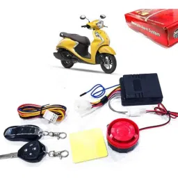 Auto Pearl 12V Black Two-Way Anti Theft Motorcycle Alarm Kit with 2 Pcs Remote for Fascino 125-picture-40