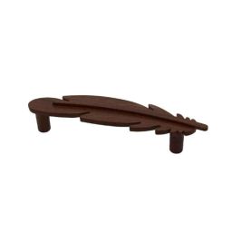 RAB 96mm Zinc Walnut Wardrobe Pull Handle, L16 A (Pack of 4)-picture-28