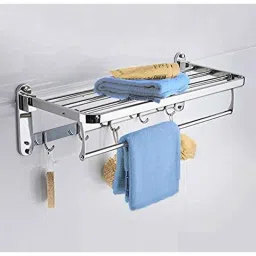 Oleanna PTWR-102 24 inch Stainless Steel Silver Chrome Finish Folding Towel Rack-picture-11