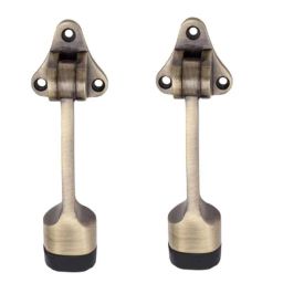 Atom DS003 Brass Antique Finish Door Stopper (Pack of 2)-picture-31