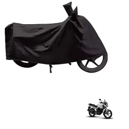 Kozdiko Polyester Black Dust &a; Waterproof Bike Body Cover with Mirror Pockets for Yamaha SZR 03-picture-18