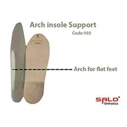 Salo Orthotics Arch Insole Orthopedic Foot Care Support for Adults Flat Feet, 105, Size: 5 image 4