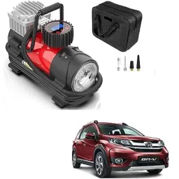 Kozdiko 12V 10ft Portable Tire Inflator for Cars, Bikes, SUVs, Swimming Pool &a; Inflatable Kayaks for Honda BRV image 1