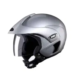 Studds Marshall Expanded Polystyrene Silver Grey Open Face Open Face Helmet, Size: Xtra Large-picture-46