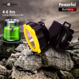 Pick Ur Needs 25W 12V ABS Yellow Waterproof LED Head Light with 300m Projection Distance, PN-2129 (Pack of 2) image 4