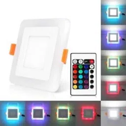 Syska 3W Cool White 3W Blue color Square Panel Light-picture-43