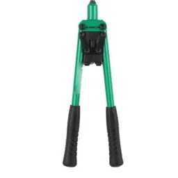 Hanbon 12.5 inch Green &a; Black Mini Straight Squeeze Hand Riveter, 66301-picture-13